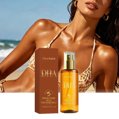 Private Label 100ml Full Body Sunscreen & Tanning Accelerator Waterproof Outdoor Tanning Spray for Body