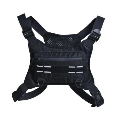 Outdoor Sports Adjustable Running Mobile Phone Chest Bag Breathable Cycling Hiking Bag