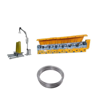 Dry Type Motor-Driven 22W Wire Drawing Machine for Drawn Steel Wire in Reinforcing Concrete Structures