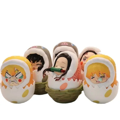 6 Styles Demon Slayer Kamado Tanjirou Kamado Nezuko Hashibira Inosuke Action Figures Collection Toy Anime Action Figure for Gif