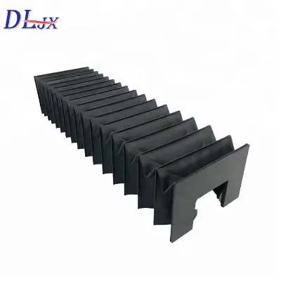 CNC Machine Guard Shield Laser Cut Dust Fire Proof Linear Guide Rail Cover Telescopic Bellows