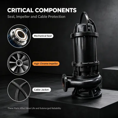 DEPUMP Submersible Pump High Head Durable Pond Dredging Agriculture Sewage Pump 2hp 3 Phase Sewage Pump