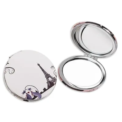 Wholesale Custom Cheap Makeup Cosmetic Small Tin Pocket Mirror