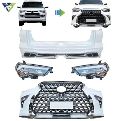 Upgrade  Style Facelift Body Kit 4 R-unner 2012-2023 Include Front Rear Bumper Grille Headlight