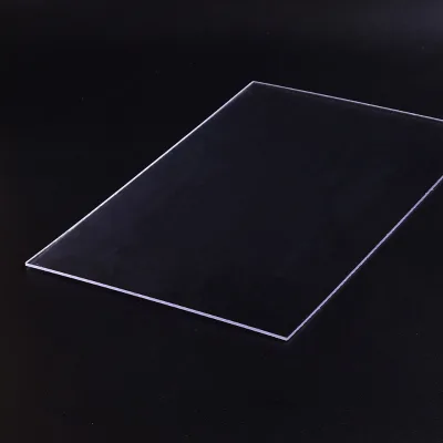 Hard Coated Clear Solid Polycarbonate Panels Scratch Resistant Plastic Sheet for Outdoor Roof Use