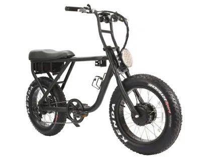 20" 48V 500W Brushless Rear Motor Wheel 4.0 Fat Tire Electric City Chopper Bike