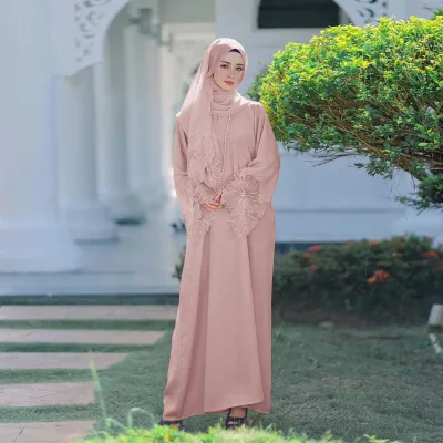 Chic Muslim Women's Robe With Headscarf Middle East Foreign Trade Fashion Dress