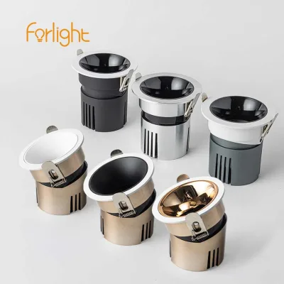 High End Led Cob Spotlight Ra90 Ra95 Ra98 5w 7w 9w 10w 12w 15w 25w 35w 40w 220v 230v 240v Black Gold Silver Led Spot Light