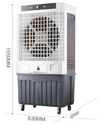 Industrial Household Air Cooler 3-Speed Setting Floor-Standing Evaporative Cooler Fan for Indoor Outdoor