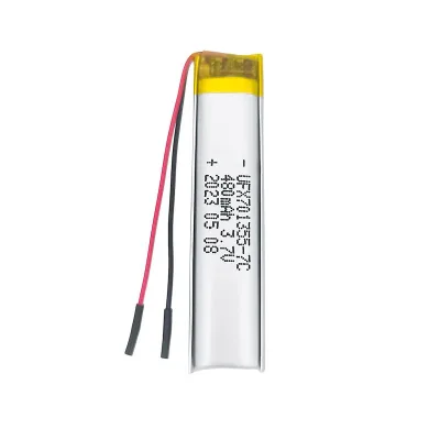 Lithium Ion Battery Manufacturers Customized High Discharge Rate Battery 701355 7C 480mAh 3.7V Powered for Mini Drone