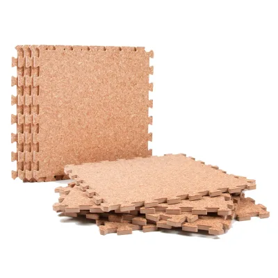 Natural Children's Cushion Soft Eco Friendly Playground Floor Play Mat Cork Climbing Mat for Kids