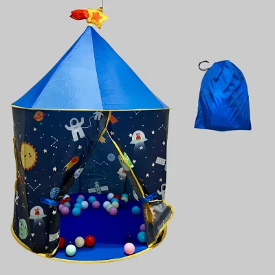 Spacious Kids Play Tent with Carry Bag No Tools Assembly  for Easy Storage and Portability Recommended for Ages 3+