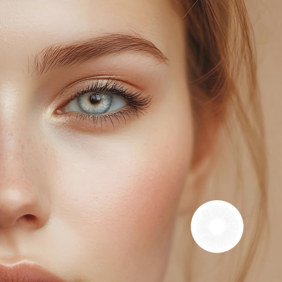Yearly Snowflake Colored Contact Lens Soft Colored Eye Contact Lenses Cosplay Color Contact Lens Size 14.2mm
