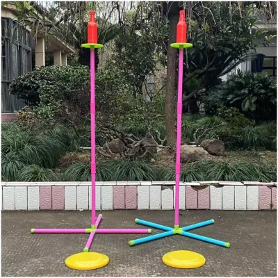 Outdoor Flying Disc Throwing Toss Target Yard Games Plastic Bottle Disc Beersbee Toys & Structures Set for Outdoor Sports