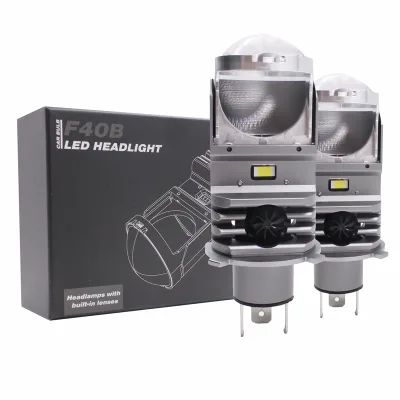 F40B 80W 10000LM H4 LED Headlight Bulb for A3/A4/Fit Cars DC 12-18V Hi/Lo Beam