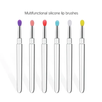 Travel Friendly Silicone Lip Brush Soft Reusable Tool for Daily Lip Makeup & Exfoliation