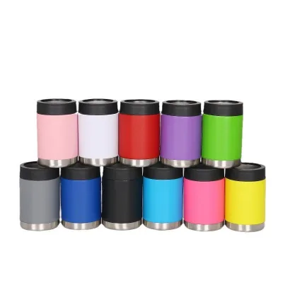 Customize logo Mini Simple Cold-Keeping 14oz Car Small for Stainless Steel Beer Cup Double-layer Straight