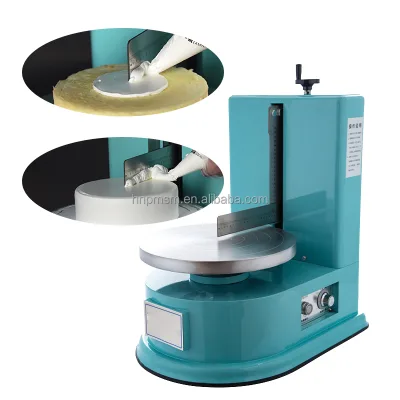 Cake Frosting Decorating Machine Cake Icing Creaming Plastering Scraper Daubing Painting Equipment for Professional Cake Making