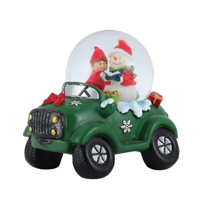 Christmas Globe Music Boxes Musical Snow Globe Ornament Birthday Gifts Desk Decor Water Globe