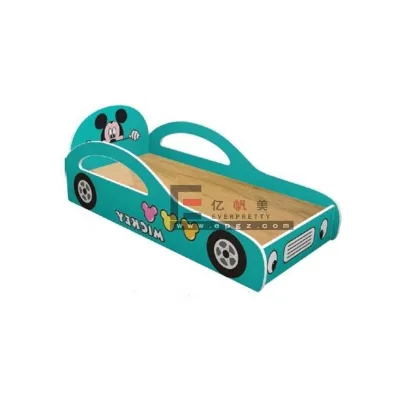High Quality Singapore Children Wooden Single Bed Kids Car Bed Nursery Room Furniture Children Bed for Sale