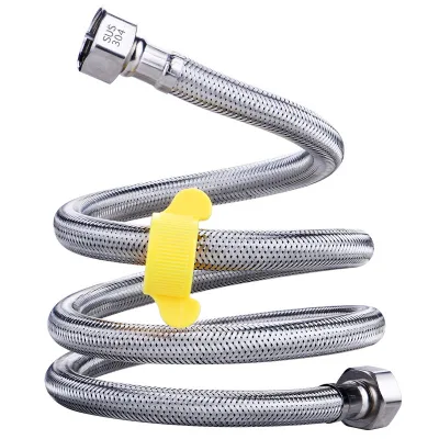 High Quality Stainless Steel Leak-Proof Flexible Hose 60cm Easy Installation Faucet Hose for Kitchen Sink Faucet and Tap