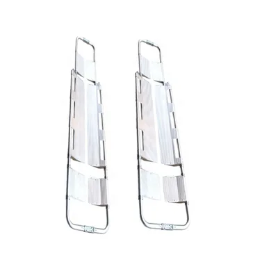 Cheap Price Hospital Rescue Fixed Extendable Aluminum Alloy Adjustable Telescopic Scoop Stretcher