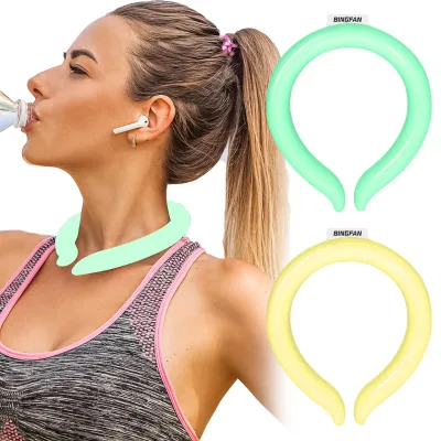 OEM Manufacture Neck Ice Ring with TPU Outer Layer Leak Proof and Durable Use Wearable Cooling Neck Wraps Neck Cooling Tube