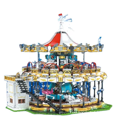 2021 New Arrival Mould King 11011 Carousel Building Blocks Toys Model Toys Compatible Toys for Christmas Gift