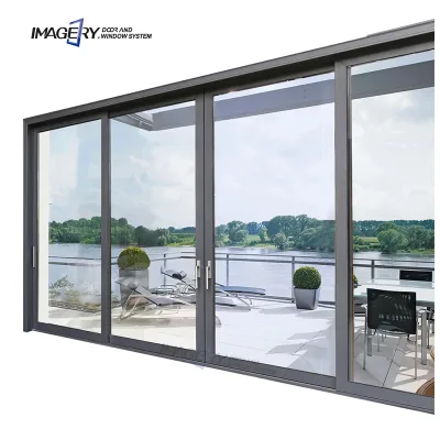129 Series Smart Solution Fully Sealing High Heat Insulation Soundproof Double Tempered Glass Aluminium Slider Doors