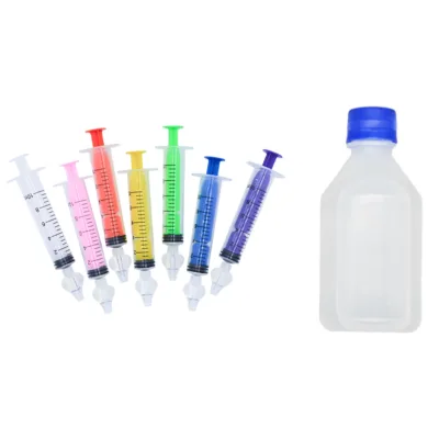 CE Approved Infant Nasal Aspirator Custom Brand Baby Nasal Syringe with Saline