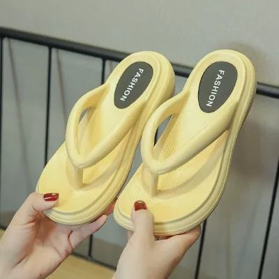 Women Platform EVA Flip Flops Cloud Soft Thick Sole Thong Sandals Lightweight Non Slip Beach Slippers Summer Outdoor