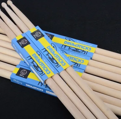 Wholesale Good Quality Maple Birch Drum Stick 5A/7A for Beginner Snare Drum Jazz Drum
