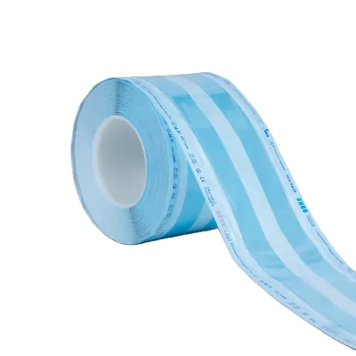 High Quality Autoclave Roll Film Steam EO Sterilization Heat Sealing Gusseted Roll Pouch