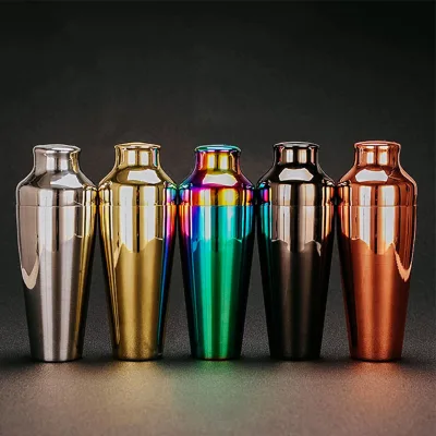 Top Seller Custom Stainless, Steel Cocktail Shaker 25oz(750ml) Bar Tools Built-in Bartender Strainer Martini Shaker Cup/