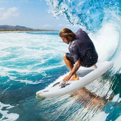 3.8KWH 15KW Battery Life Electric Surfboard for Go Surfing on Seaside Rivers Lake Reservoir