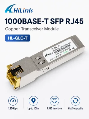 Compatible 1000BASE SFP RJ45 Copper Transceiver Module up to 100m Stay Performance for Enterprise Network Data Center