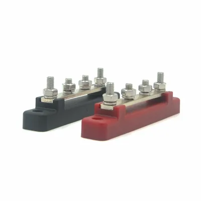 150A AC 300V DC 48V 4 Studs Bus Bar Electric Terminal Junction Block