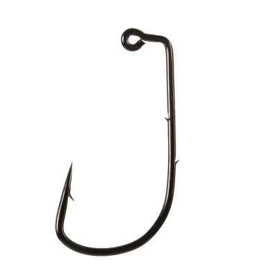90 Degree Needle Point Soft Bait Fishing Hook High Carbon Steel 4X Strong Worm Lure for Carp and Trout in River 100pcs/Bag