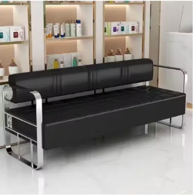 High Quality Modern Design Metal Sofa for Beauty Salons Barber Shops Nail Salons' Lobbies Waiting Areas for Mall Gym Apartment