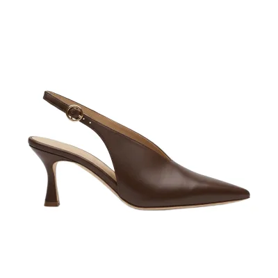Summer Fashion Trend Sexy Rhinestone Peep Toe Pointy Toe Slingback High Heel Outdoor Women Dress Shoes