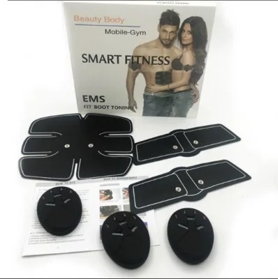 Drop Shipping Portable 6 Pack Trainer Abs Trainer Home Use Ems Waist Ems Belt Stimulator Abdominal Trainer Ems Muscle Simulator