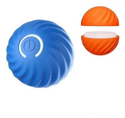 New Electric Smart Interactive Tpr Dog Chase Toy Interactive Cat Toy Ball Automatic Active Rolling Pets Ball