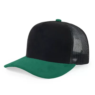 Hot Selling High Quality Vegan Suede Baseball Cap Summer Breathable Two Tone Sports Cap