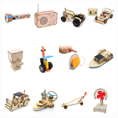 400+ Types School Students Learning Materials Self Assembly Kids Educational Diy Kit STEM Science Engineering Toys
