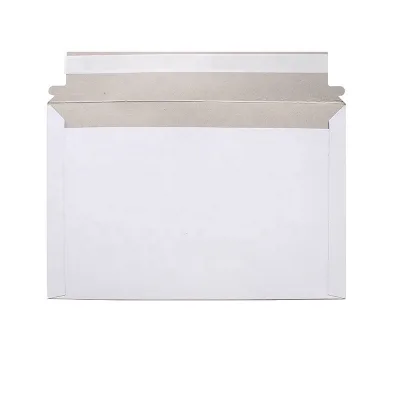 2025 Custom Printed Recycled Cardboard Kraft White Paper Mailer Envelopes Bag Recycled Mailer for Shipping