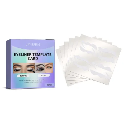 JAYSUING Eyeliner Template Stencil Sticker Card for Beginner