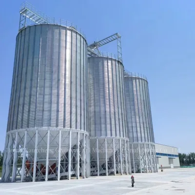 Industrial Hopper Bottom Grain Steel Silo Robust Structure Zero Residue for Seed Flour Chemical Raw Material Storage