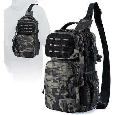 OEM/ODM Multi-functional Lightweight Fishing Bag Tackle Bag Fishing Shoulder Pack With Rod Holders