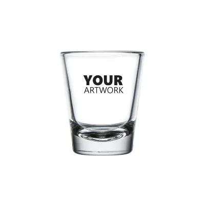 Custom 50ml 1.5oz High White Cup Glass Shot for Tequila
