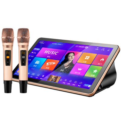 18.5'' Touch Screen Karaoke System 4TB Free Cloud Song Home KTV VOD Karaoke Player Mini Android Portable Karaoke Machine